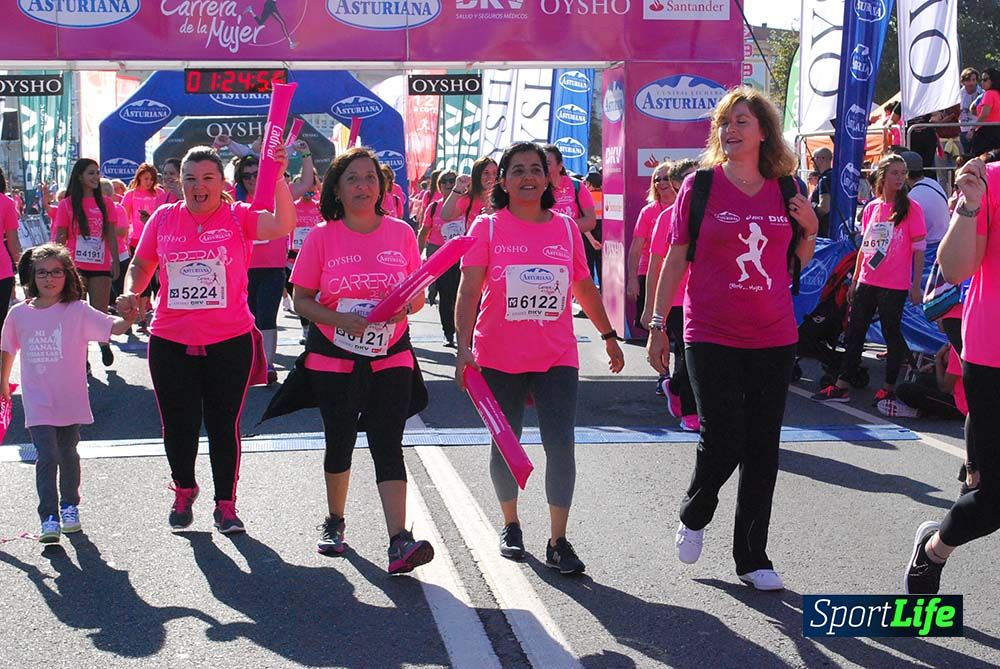 Carrera de la Mujer A Coruña meta 9 (de 1h 23´hasta el cierre de carrera)
