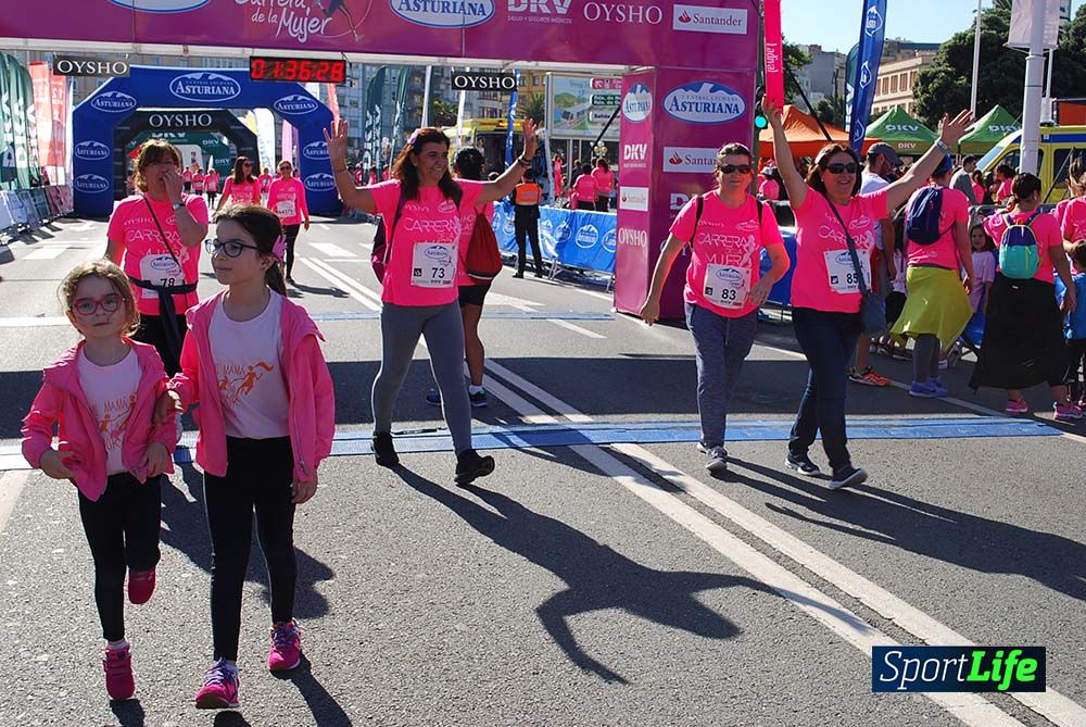 Carrera de la Mujer A Coruña meta 9 (de 1h 23´hasta el cierre de carrera)