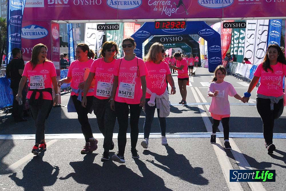 Carrera de la Mujer A Coruña meta 9 (de 1h 23´hasta el cierre de carrera)