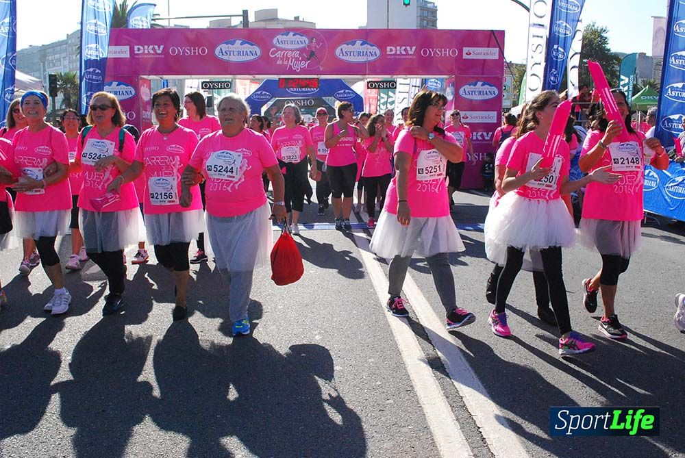 Carrera de la Mujer A Coruña meta 9 (de 1h 23´hasta el cierre de carrera)