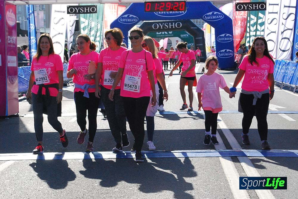 Carrera de la Mujer A Coruña meta 9 (de 1h 23´hasta el cierre de carrera)