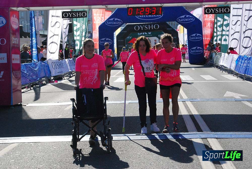 Carrera de la Mujer A Coruña meta 9 (de 1h 23´hasta el cierre de carrera)