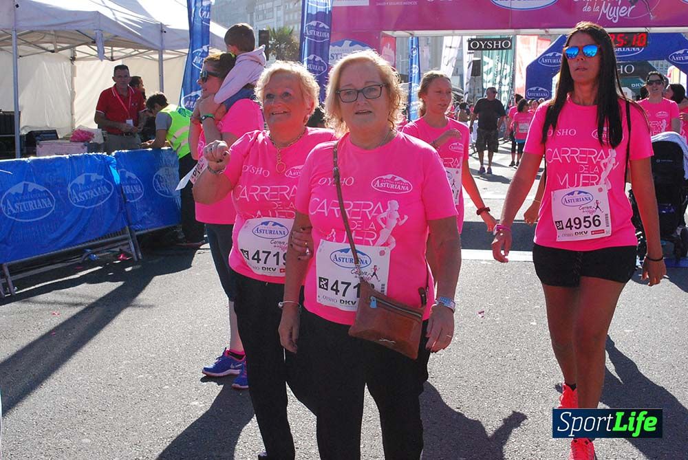 Carrera de la Mujer A Coruña meta 9 (de 1h 23´hasta el cierre de carrera)