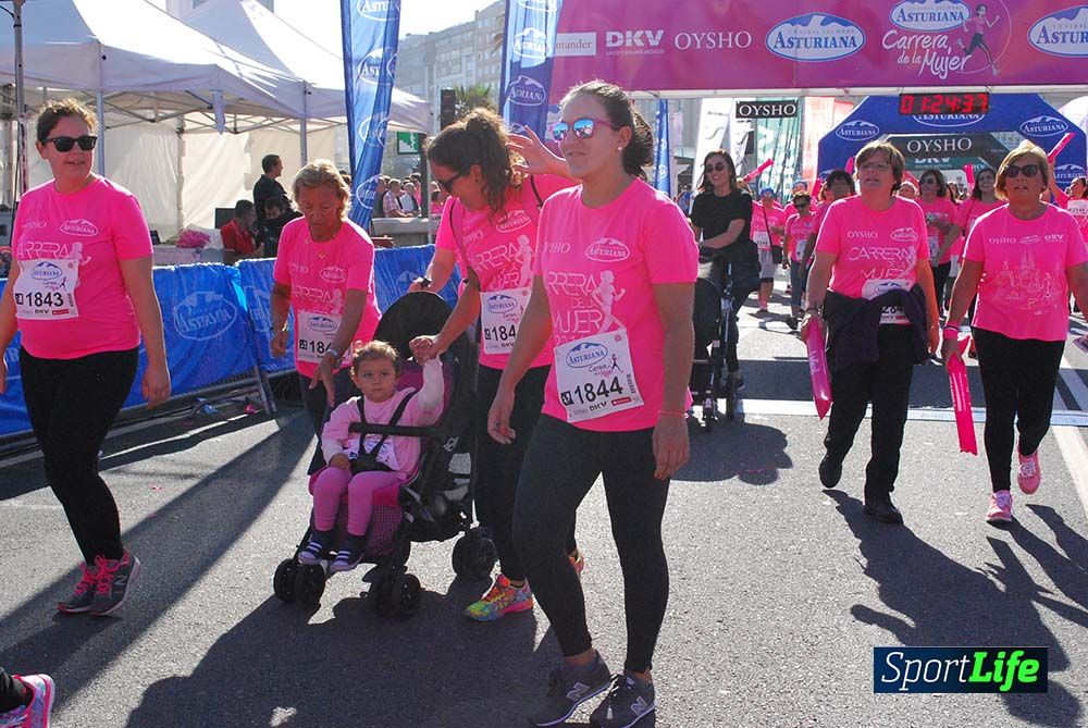 Carrera de la Mujer A Coruña meta 9 (de 1h 23´hasta el cierre de carrera)