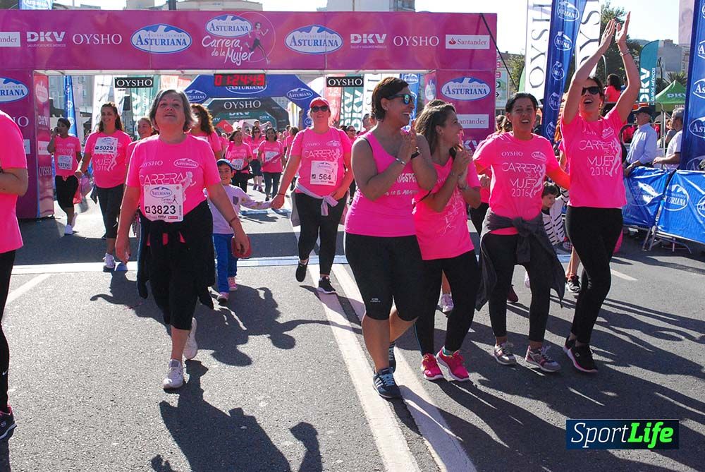 Carrera de la Mujer A Coruña meta 9 (de 1h 23´hasta el cierre de carrera)