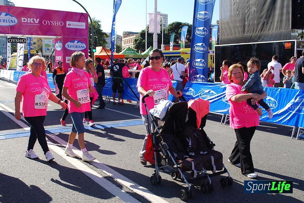 Carrera de la Mujer A Coruña meta 9 (de 1h 23´hasta el cierre de carrera)