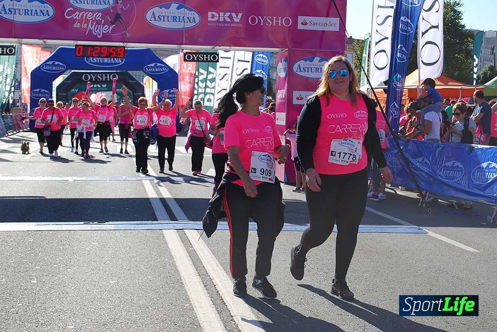 Carrera de la Mujer A Coruña meta 9 (de 1h 23´hasta el cierre de carrera)
