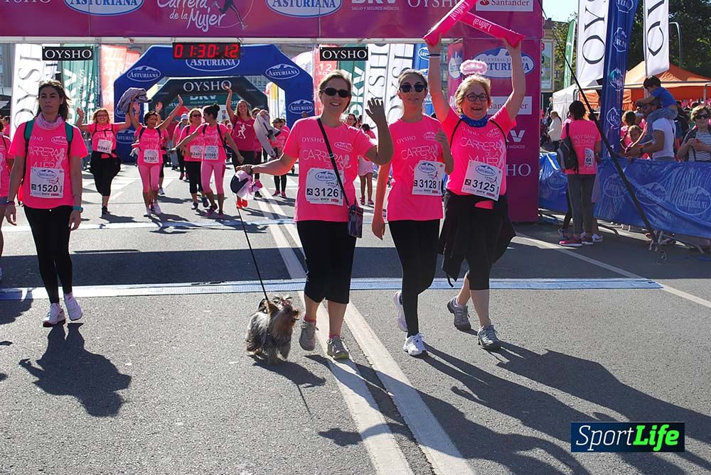 Carrera de la Mujer A Coruña meta 9 (de 1h 23´hasta el cierre de carrera)