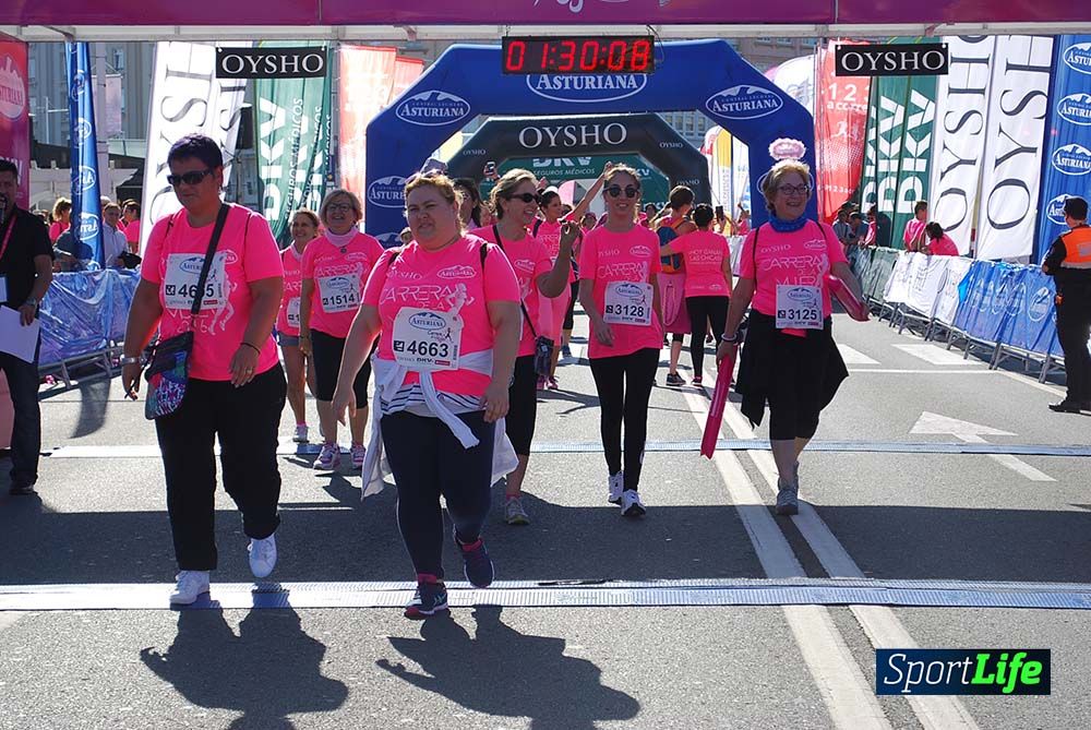 Carrera de la Mujer A Coruña meta 9 (de 1h 23´hasta el cierre de carrera)