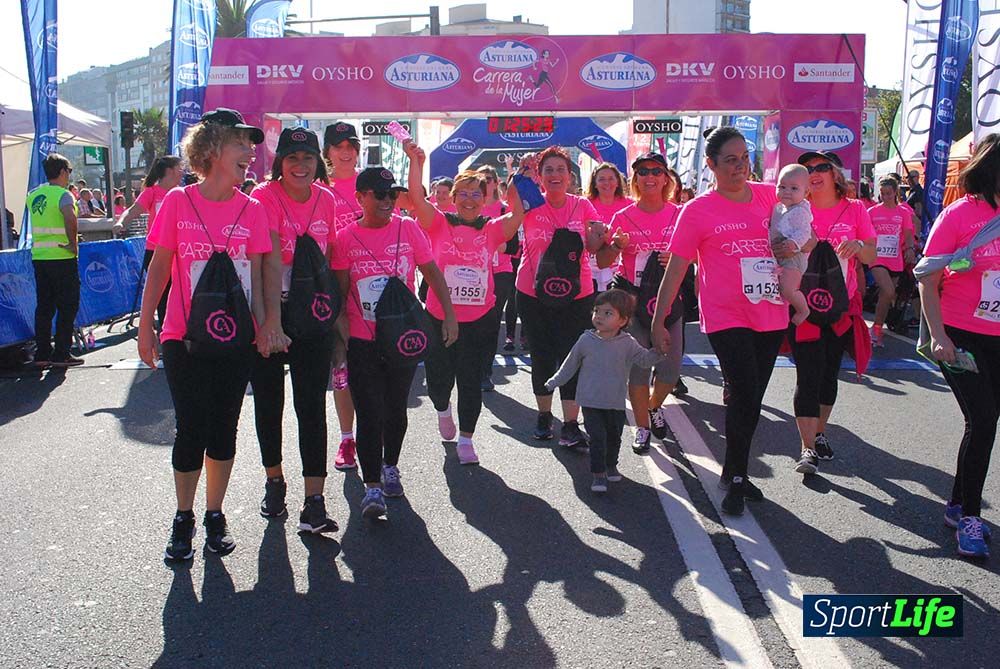 Carrera de la Mujer A Coruña meta 9 (de 1h 23´hasta el cierre de carrera)