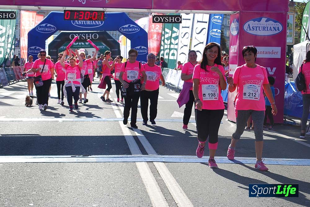 Carrera de la Mujer A Coruña meta 9 (de 1h 23´hasta el cierre de carrera)