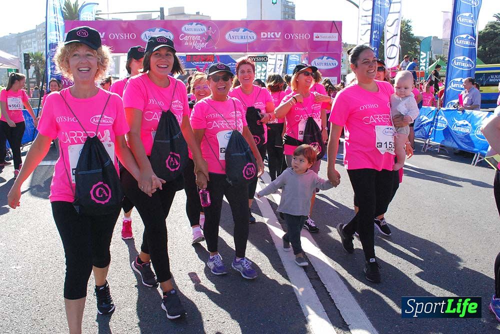 Carrera de la Mujer A Coruña meta 9 (de 1h 23´hasta el cierre de carrera)
