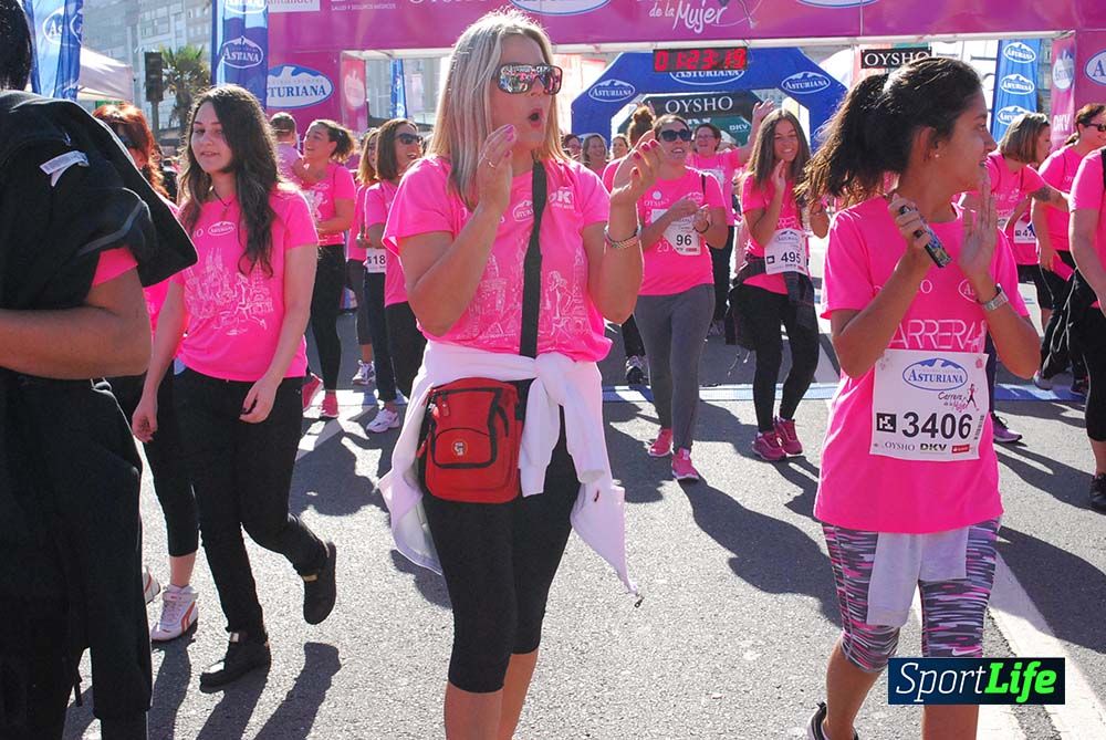 Carrera de la Mujer A Coruña meta 9 (de 1h 23´hasta el cierre de carrera)