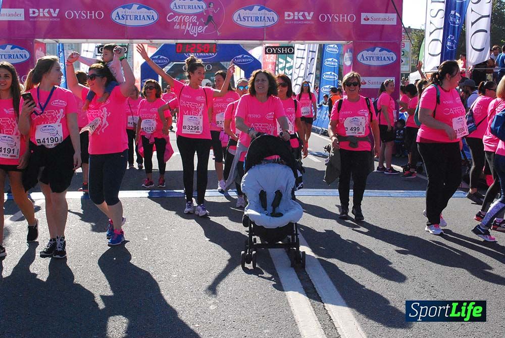 Carrera de la Mujer A Coruña meta 9 (de 1h 23´hasta el cierre de carrera)