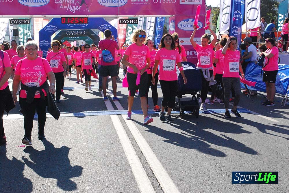 Carrera de la Mujer A Coruña meta 9 (de 1h 23´hasta el cierre de carrera)