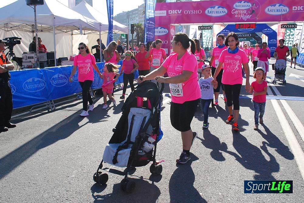 Carrera de la Mujer A Coruña meta 9 (de 1h 23´hasta el cierre de carrera)