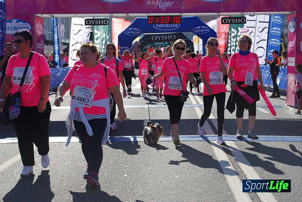 Carrera de la Mujer A Coruña meta 9 (de 1h 23´hasta el cierre de carrera)
