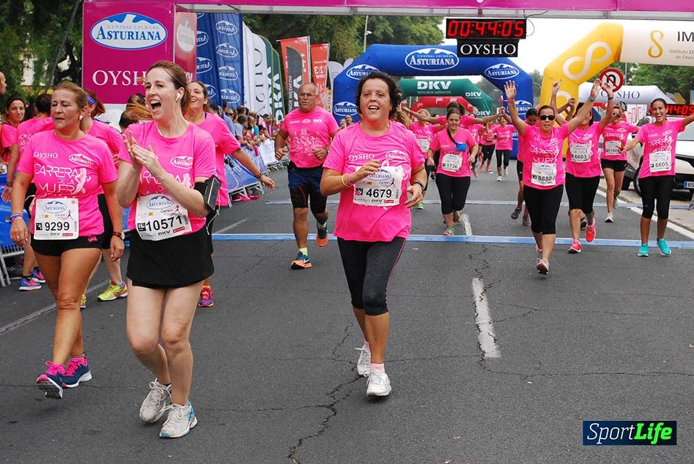 Carrera de la Mujer Sevilla meta 3 (arco derecho) desde el minuto 42 hasta el 47