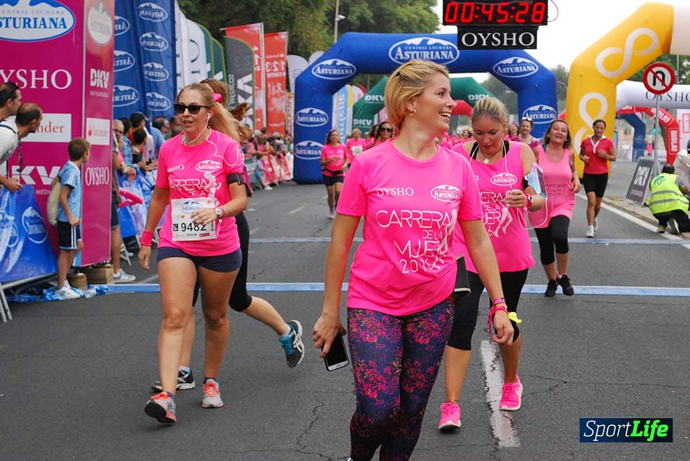 Carrera de la Mujer Sevilla meta 3 (arco derecho) desde el minuto 42 hasta el 47