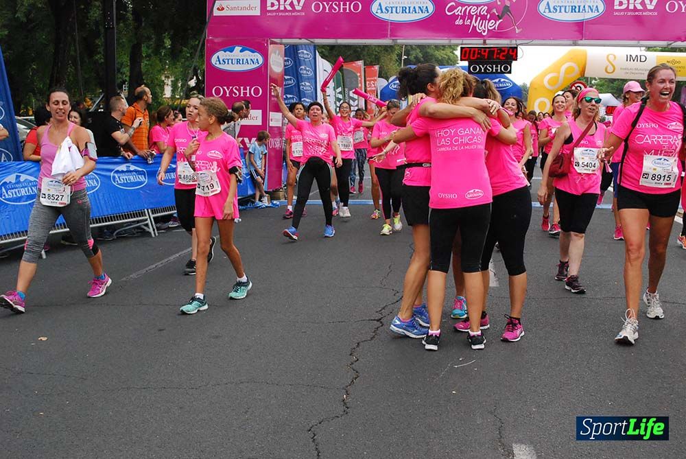 Carrera de la Mujer Sevilla meta 3 (arco derecho) desde el minuto 42 hasta el 47