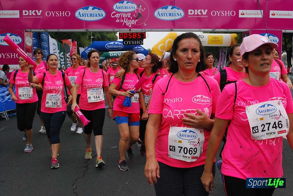 Carrera de la Mujer Sevilla meta 7 (arco derecho) desde el minuto 57 hasta 1h