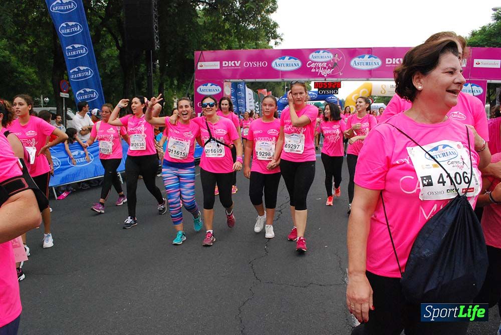 Carrera de la Mujer Sevilla meta 7 (arco derecho) desde el minuto 57 hasta 1h