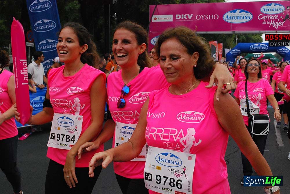 Carrera de la Mujer Sevilla meta 7 (arco derecho) desde el minuto 57 hasta 1h