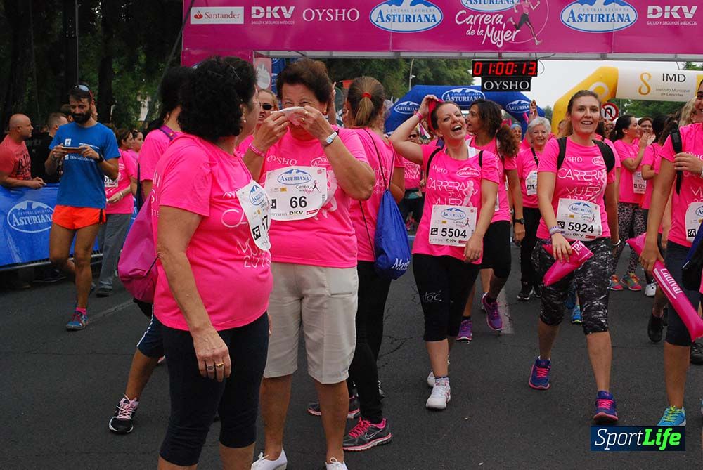 Carrera de la Mujer Sevilla meta 7 (arco derecho) desde el minuto 57 hasta 1h