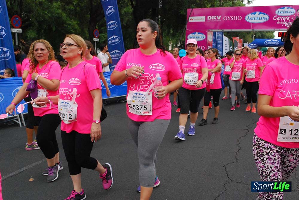 Carrera de la Mujer Sevilla meta 7 (arco derecho) desde el minuto 57 hasta 1h