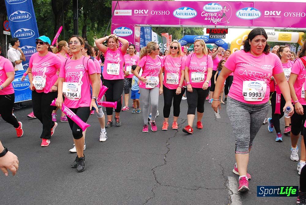 Carrera de la Mujer Sevilla meta 7 (arco derecho) desde el minuto 57 hasta 1h