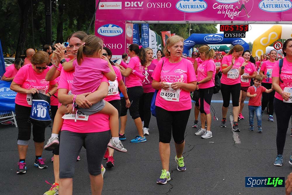 Carrera de la Mujer Sevilla meta 7 (arco derecho) desde el minuto 57 hasta 1h