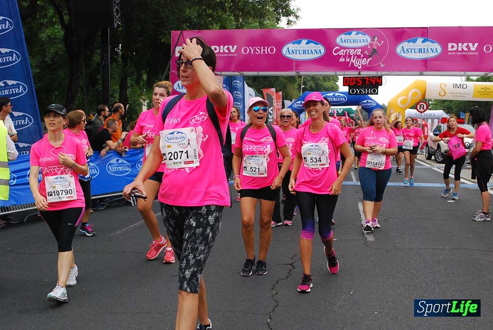 Carrera de la Mujer Sevilla meta 7 (arco derecho) desde el minuto 57 hasta 1h
