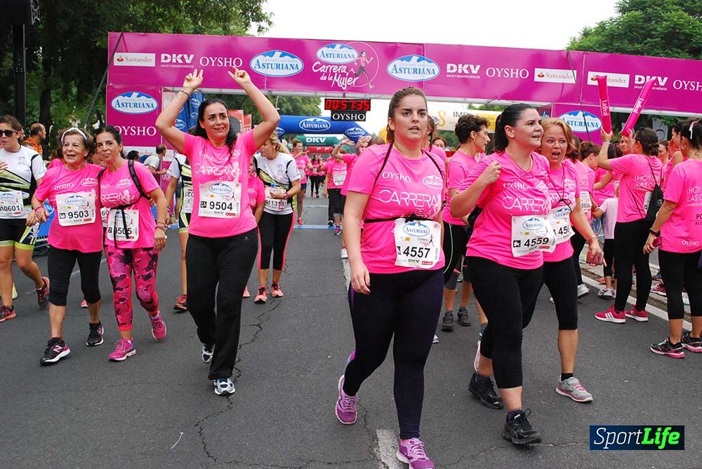 Carrera de la Mujer Sevilla meta 7 (arco derecho) desde el minuto 57 hasta 1h