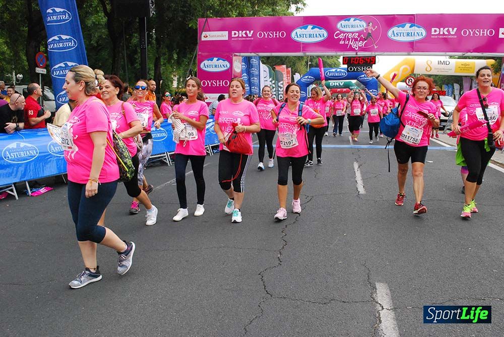 Carrera de la Mujer Sevilla meta 9 (arco derecho) desde 1h05 a 1h12