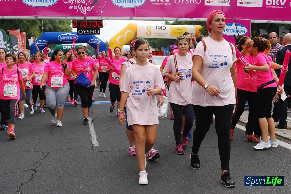 Carrera de la Mujer Sevilla meta 9 (arco derecho) desde 1h05 a 1h12