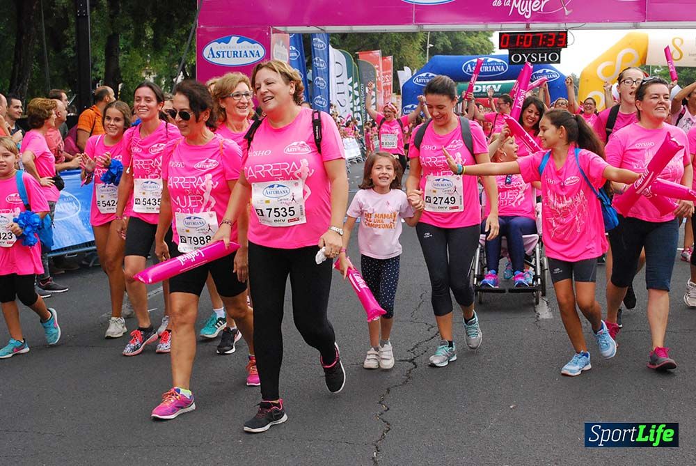 Carrera de la Mujer Sevilla meta 9 (arco derecho) desde 1h05 a 1h12