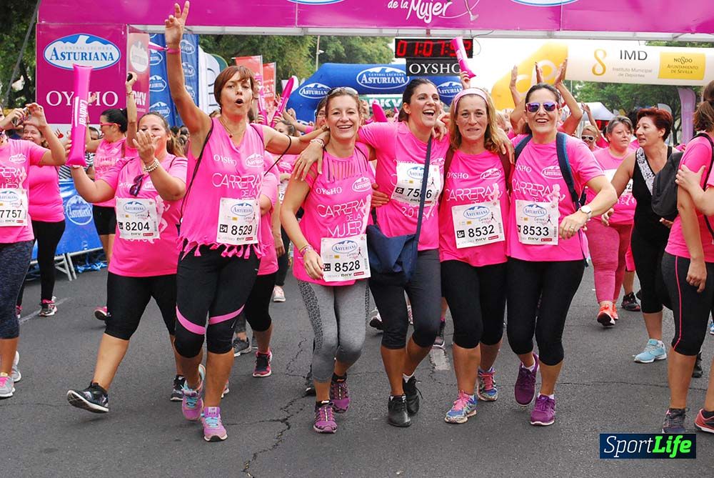 Carrera de la Mujer Sevilla meta 9 (arco derecho) desde 1h05 a 1h12