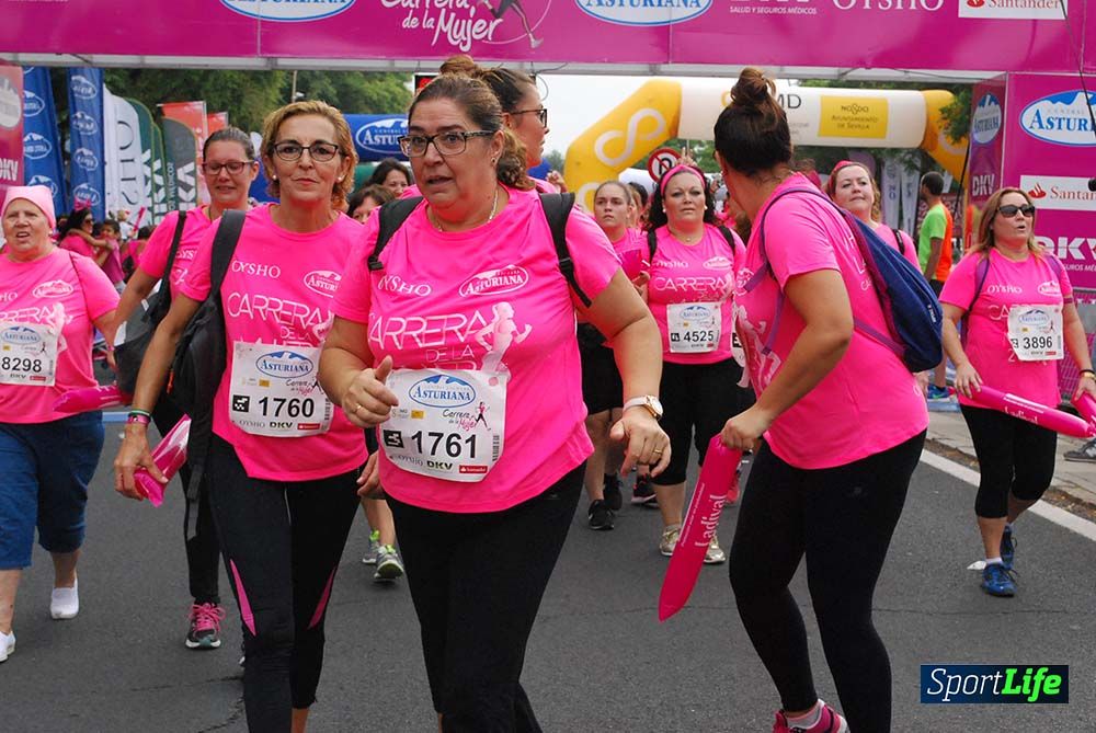 Carrera de la Mujer Sevilla meta 9 (arco derecho) desde 1h05 a 1h12