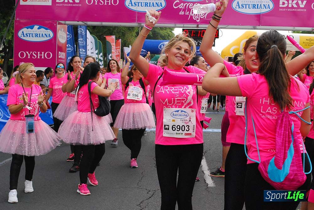 Carrera de la Mujer Sevilla meta 9 (arco derecho) desde 1h05 a 1h12
