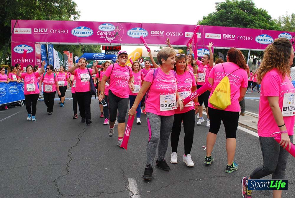Carrera de la Mujer Sevilla meta 9 (arco derecho) desde 1h05 a 1h12