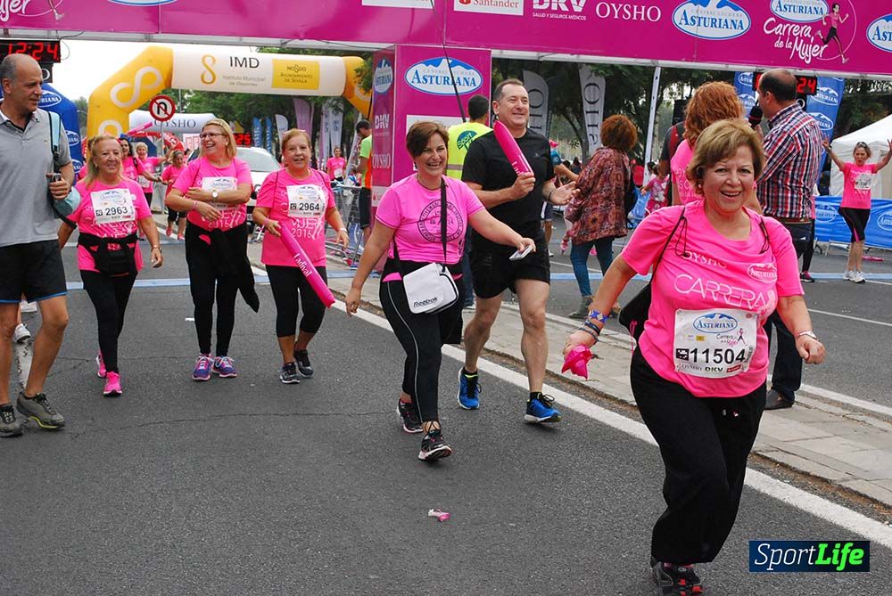 Carrera de la Mujer Sevilla meta 9 (arco derecho) desde 1h05 a 1h12