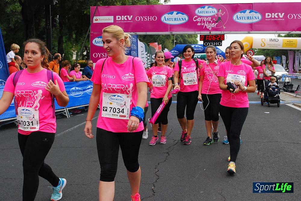 Carrera de la Mujer Sevilla meta 9 (arco derecho) desde 1h05 a 1h12