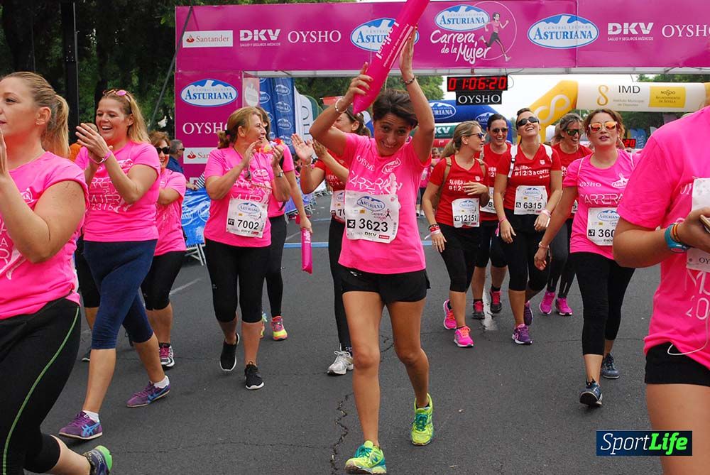Carrera de la Mujer Sevilla meta 9 (arco derecho) desde 1h05 a 1h12