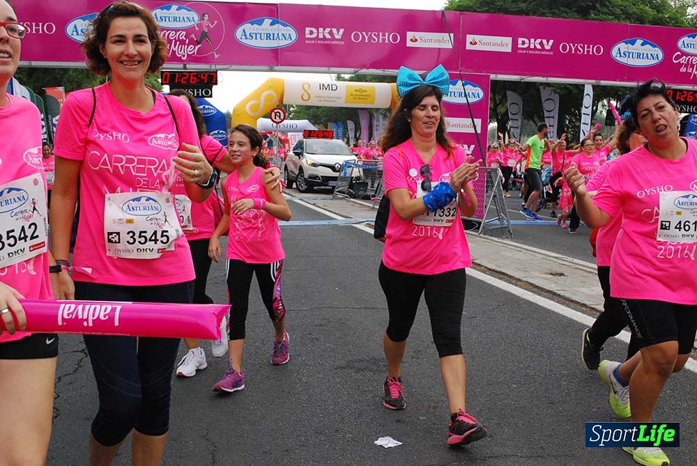 Carrera de la Mujer Sevilla meta 12 (arco derecho) desde 1h23 hasta 1h30