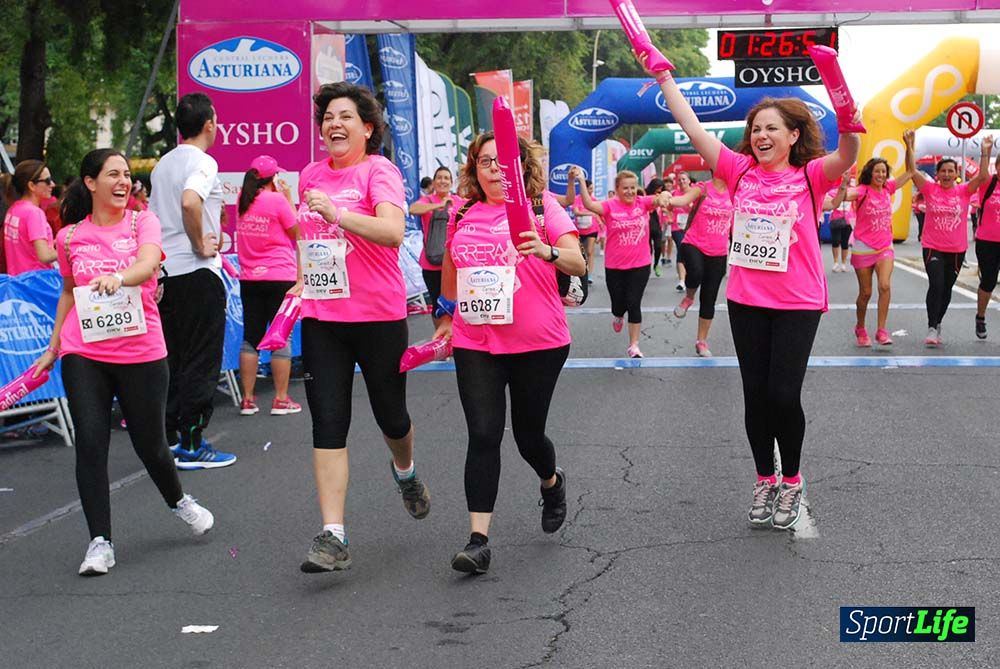 Carrera de la Mujer Sevilla meta 12 (arco derecho) desde 1h23 hasta 1h30