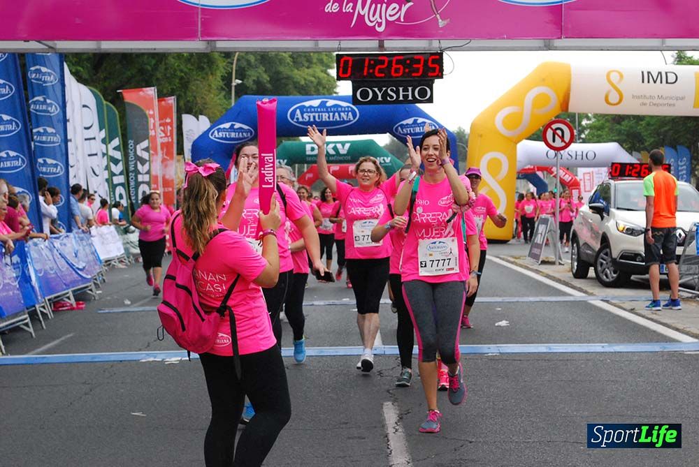 Carrera de la Mujer Sevilla meta 12 (arco derecho) desde 1h23 hasta 1h30
