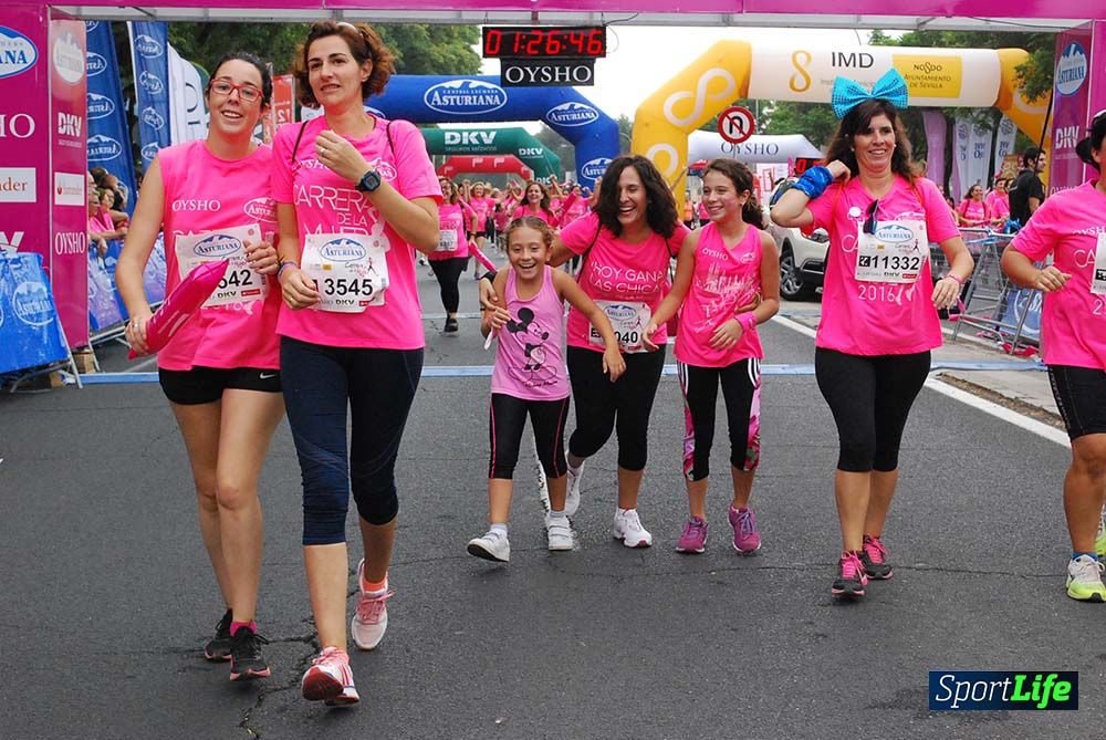 Carrera de la Mujer Sevilla meta 12 (arco derecho) desde 1h23 hasta 1h30
