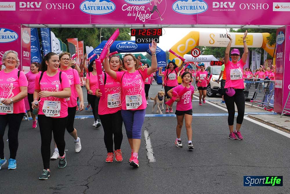 Carrera de la Mujer Sevilla meta 12 (arco derecho) desde 1h23 hasta 1h30