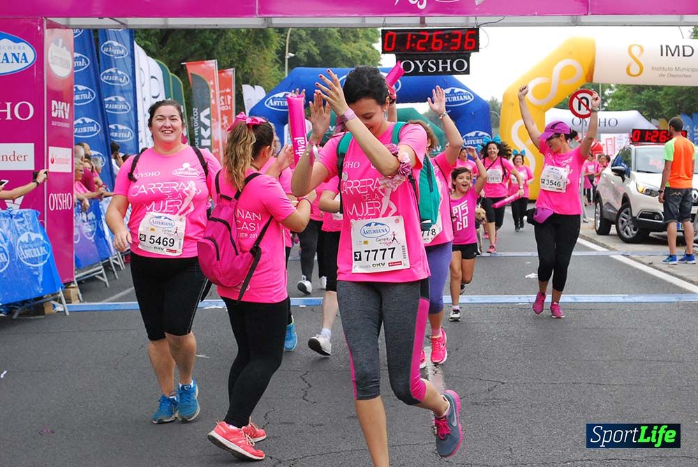 Carrera de la Mujer Sevilla meta 12 (arco derecho) desde 1h23 hasta 1h30