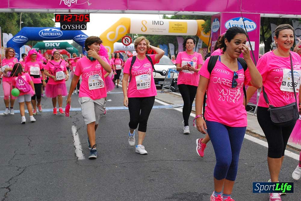 Carrera de la Mujer Sevilla meta 12 (arco derecho) desde 1h23 hasta 1h30